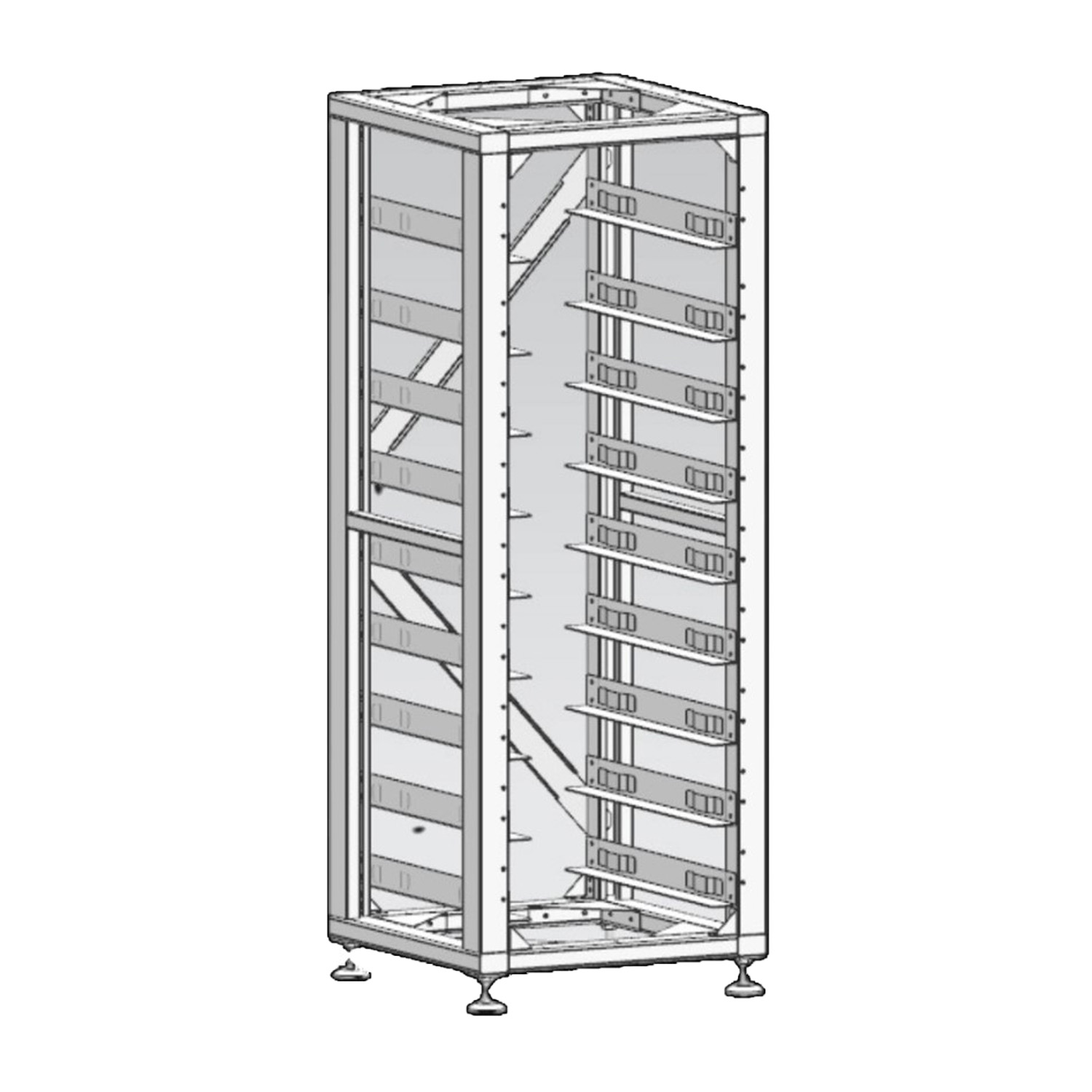 DEYE 3U-RACK - 9 - Standard 19 tommer
